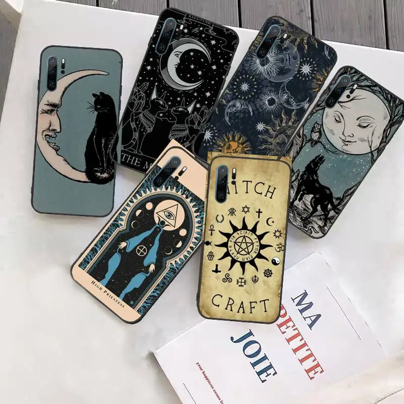 Witches moon Tarot Mystery totem Phone Case Funda For Huawei P9 P10 P20 P30 Lite 2016 2017 2019 plus pro P smart
Witches moon Tarot Mystery totem Phone Case Funda For Huawei P9 P10 P20 P30 Lite 2016 2017 2019 plus pro P smart