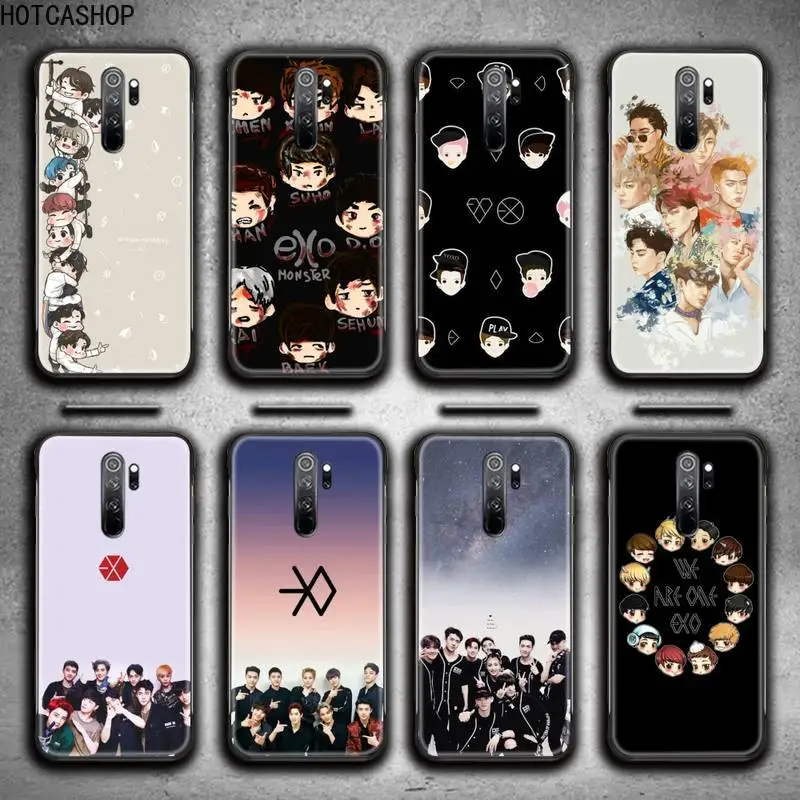 Kpop EXO чехол для телефона Redmi 9A 8A 7 6 6A Note 9 8 8T Pro Max K20 K30 | Мобильные телефоны и