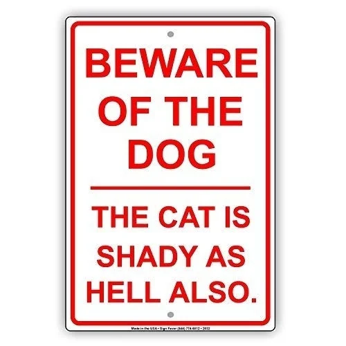 Beware of The Dog Decorative Metal Sign for Road Tin Art Decor Aluminum Tin Sign
Beware of The Dog Decorative Metal Sign for Road Tin Art Decor Aluminum Tin Sign