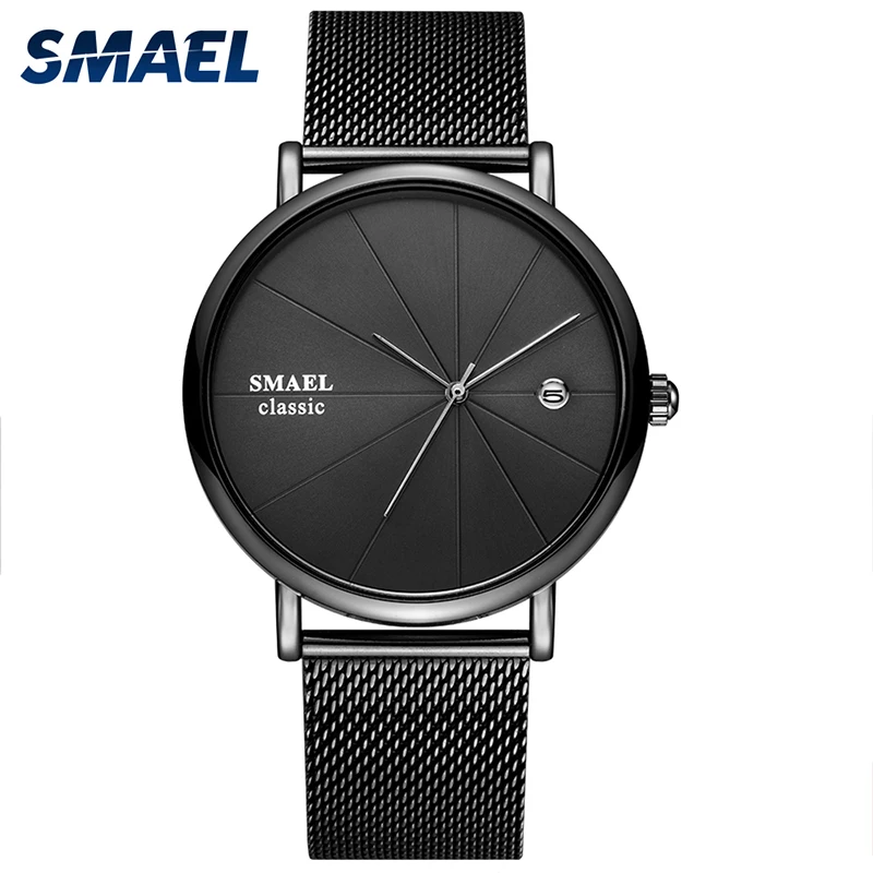 

SMAEL Fashion Men's Watches Top Brand Full Steel Man Watch Casual Sport Analog Wristwatches Luxury Quartz Wristwatch Relojes