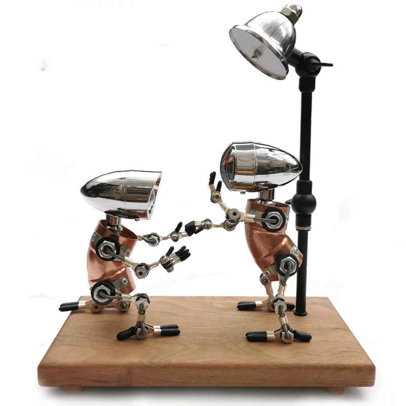 Industrial Metal Punk Handmade Robot Desktop Decoration Decoration Running Athlete Collection Decoration Children's Gift
Industrial Metal Punk Handmade Robot Desktop Decoration Decoration Running Athlete Collection Decoration Children's Gift