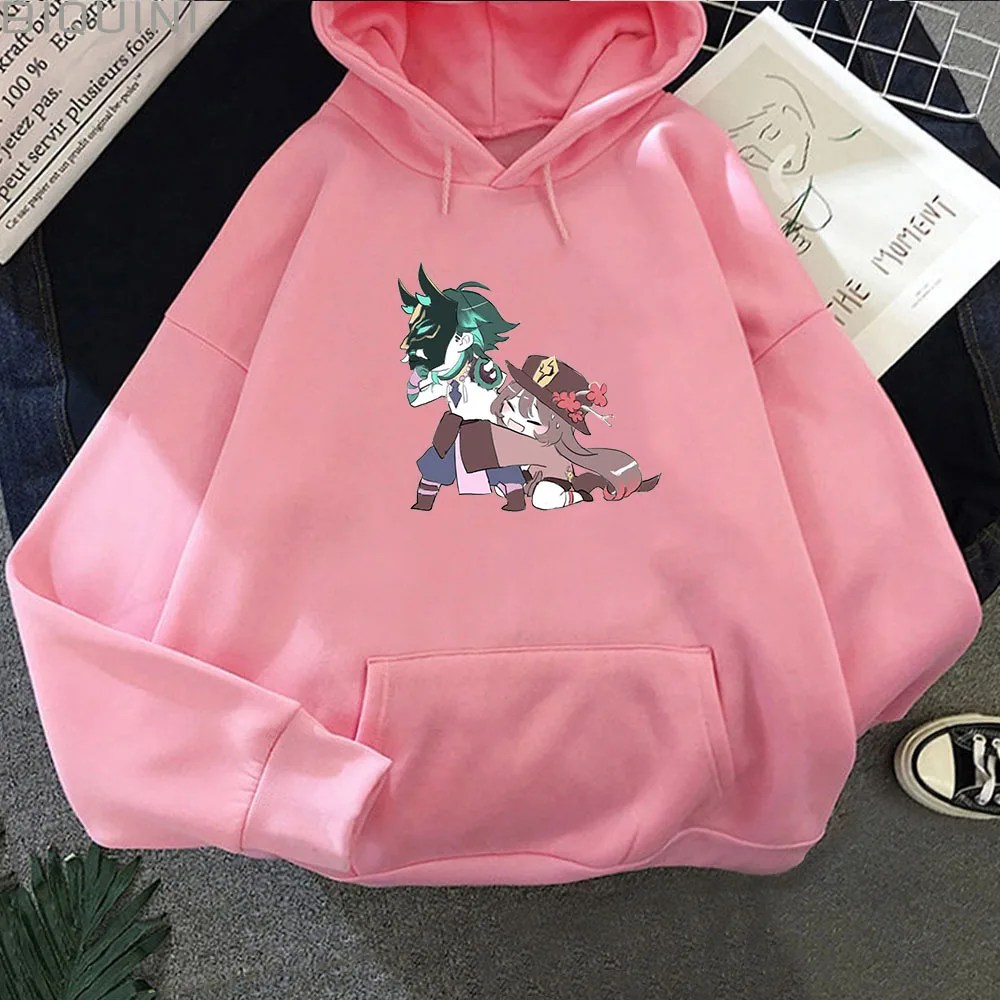 Genshin Impact Hoodie Hu Tao and Xiao Cartoon Print Tops Anime Kawaii Spring/Autumn Casual Sweatshirt Pullover Women Men Clothes
Genshin Impact Hoodie Hu Tao and Xiao Cartoon Print Tops Anime Kawaii Spring/Autumn Casual Sweatshirt Pullover Women Men Clothes