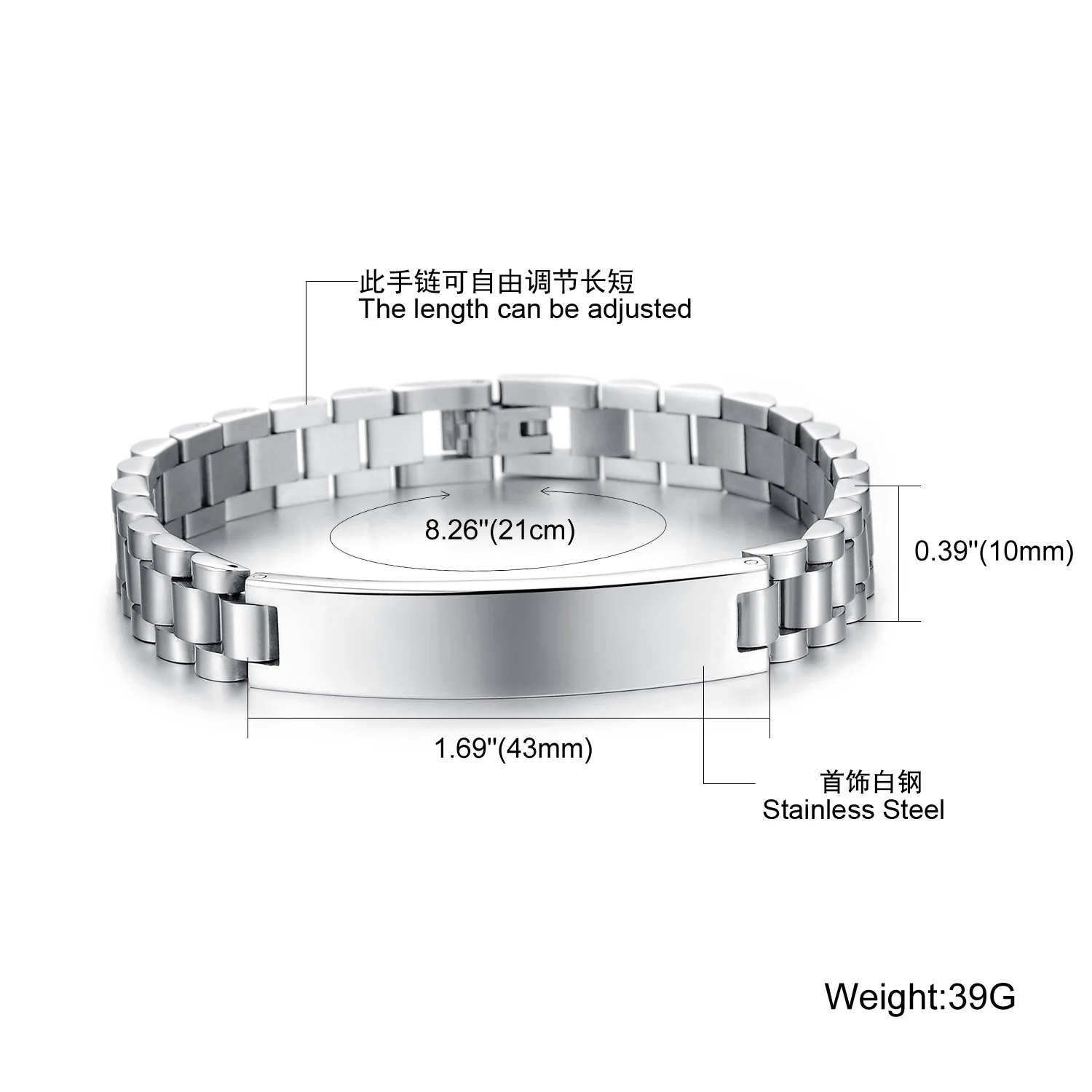 V-359 Hot selling jewelry wholesale personality creative fashion watch chain trendy glossy men's titanium steel bracelet
V-359 Hot selling jewelry wholesale personality creative fashion watch chain trendy glossy men's titanium steel bracelet