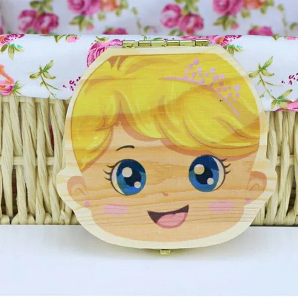 Wooden box baby teeth of Spanish English Color organizer boy girl storage of milk teeth collect teeth Umbilica save newborn gift 
Wooden box baby teeth of Spanish English Color organizer boy girl storage of milk teeth collect teeth Umbilica save newborn gift