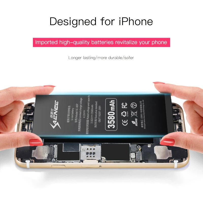 100% New Original Phone Battery For iPhone 5 5S 5C SE 6 6S 7 8 Plus X XS MAX XR 11 0 Cycle High Capacity Replacement Batterie
100% New Original Phone Battery For iPhone 5 5S 5C SE 6 6S 7 8 Plus X XS MAX XR 11 0 Cycle High Capacity Replacement Batterie