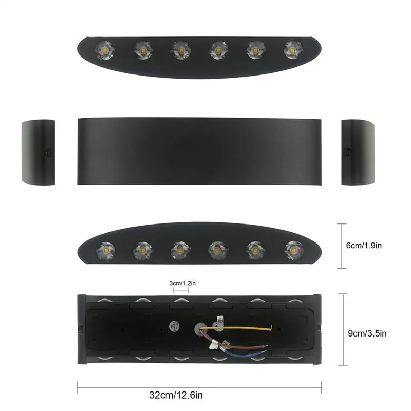 Thicker Led Wall Lamp Aluminum Outdoor IP65 Waterproof Up Down Sconce For Home Stair Bedroom Bedside Bathroom Corridor Lighting
Thicker Led Wall Lamp Aluminum Outdoor IP65 Waterproof Up Down Sconce For Home Stair Bedroom Bedside Bathroom Corridor Lighting