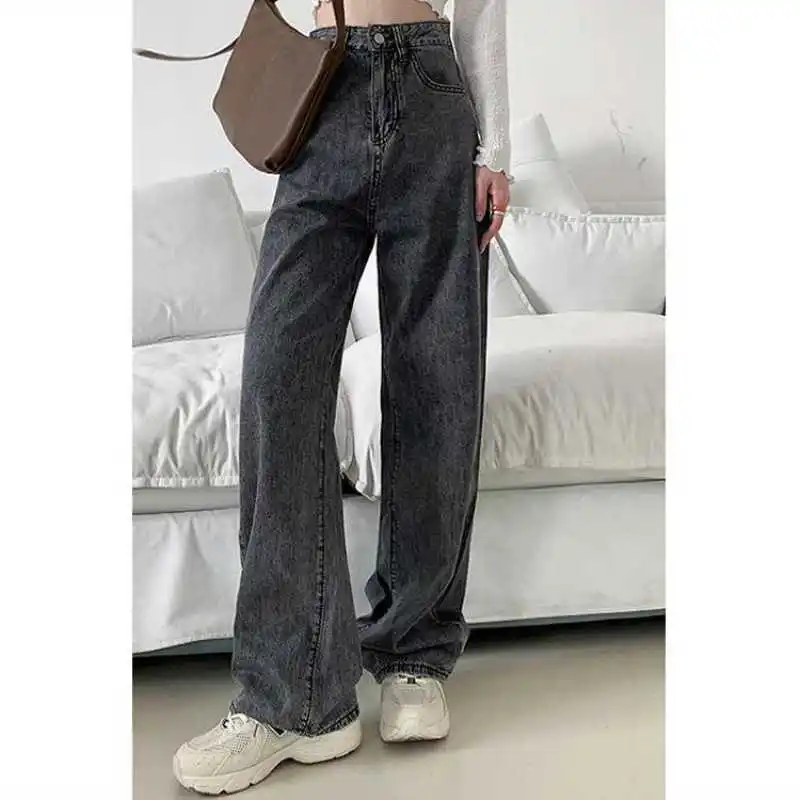 Woman Jeans High Waist Clothes Wide Leg Denim Clothing Blue Streetwear Vintage Quality 2020 Fashion Harajuku Straight Pants
Woman Jeans High Waist Clothes Wide Leg Denim Clothing Blue Streetwear Vintage Quality 2020 Fashion Harajuku Straight Pants
