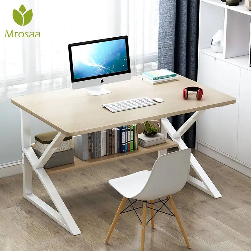 Mrosaa 39" Computer Laptop Desk Modern Style Computer Table with Bookshelf Wooden Standing Desks for Home Office Living Room
Mrosaa 39" Computer Laptop Desk Modern Style Computer Table with Bookshelf Wooden Standing Desks for Home Office Living Room