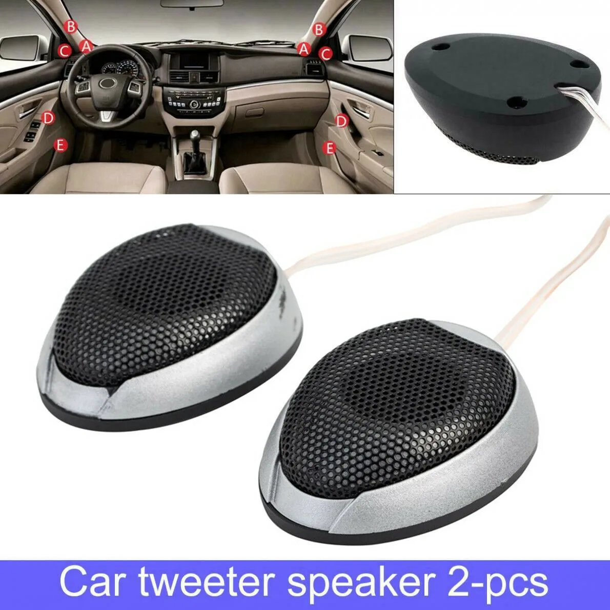 2pcs Universal Car Subwoofer 1000W Audio Automotive Super Power Loud Stereo Tweeter Dome Tweeter Speakers For BMW Golf Passat
2pcs Universal Car Subwoofer 1000W Audio Automotive Super Power Loud Stereo Tweeter Dome Tweeter Speakers For BMW Golf Passat