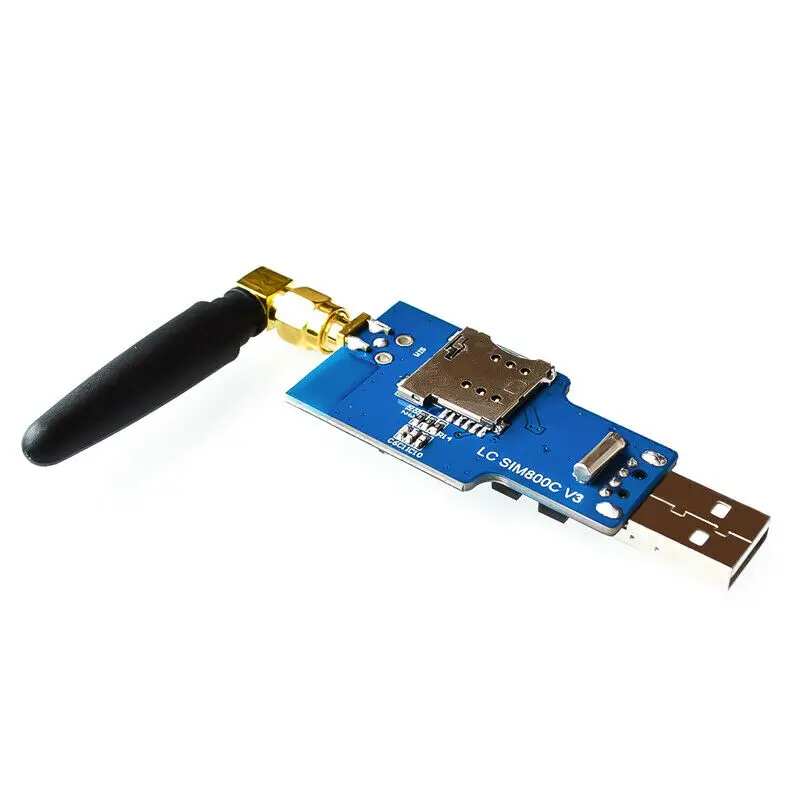 Usb в Gsm серийный Gprs Sim800C модуль Bluetooth компьютерное управление + антенна |