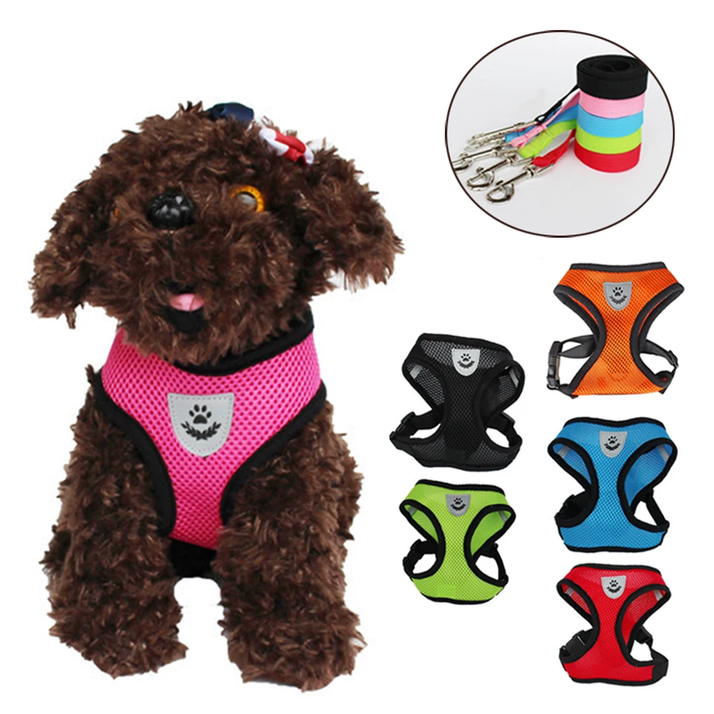 Cat Dog Adjustable Harness Vest Walking Lead Leash For Puppy Dogs Collar Polyester Harness For Small Medium Dog Cat Accessories 
Cat Dog Adjustable Harness Vest Walking Lead Leash For Puppy Dogs Collar Polyester Harness For Small Medium Dog Cat Accessories