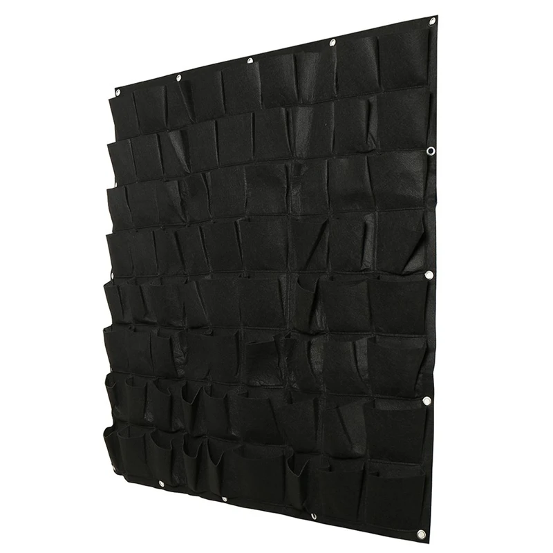 Vertical Wall Garden Planter 72 Pocket Planting Flower Greening Bag Hanging Pouch Outdoor Indoor Yard 1X1M Green
Vertical Wall Garden Planter 72 Pocket Planting Flower Greening Bag Hanging Pouch Outdoor Indoor Yard 1X1M Green