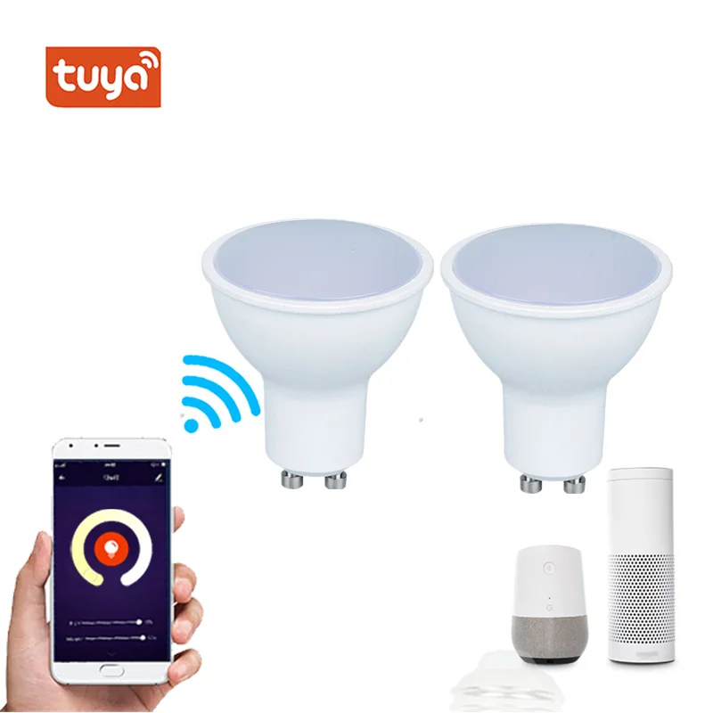 JY Tuya Smart Light Lamp Wifi Bulb GU10 5W Color Changing RGB LED Bulb 110V 220V APP Remote Compatible Alexa Google Home
JY Tuya Smart Light Lamp Wifi Bulb GU10 5W Color Changing RGB LED Bulb 110V 220V APP Remote Compatible Alexa Google Home