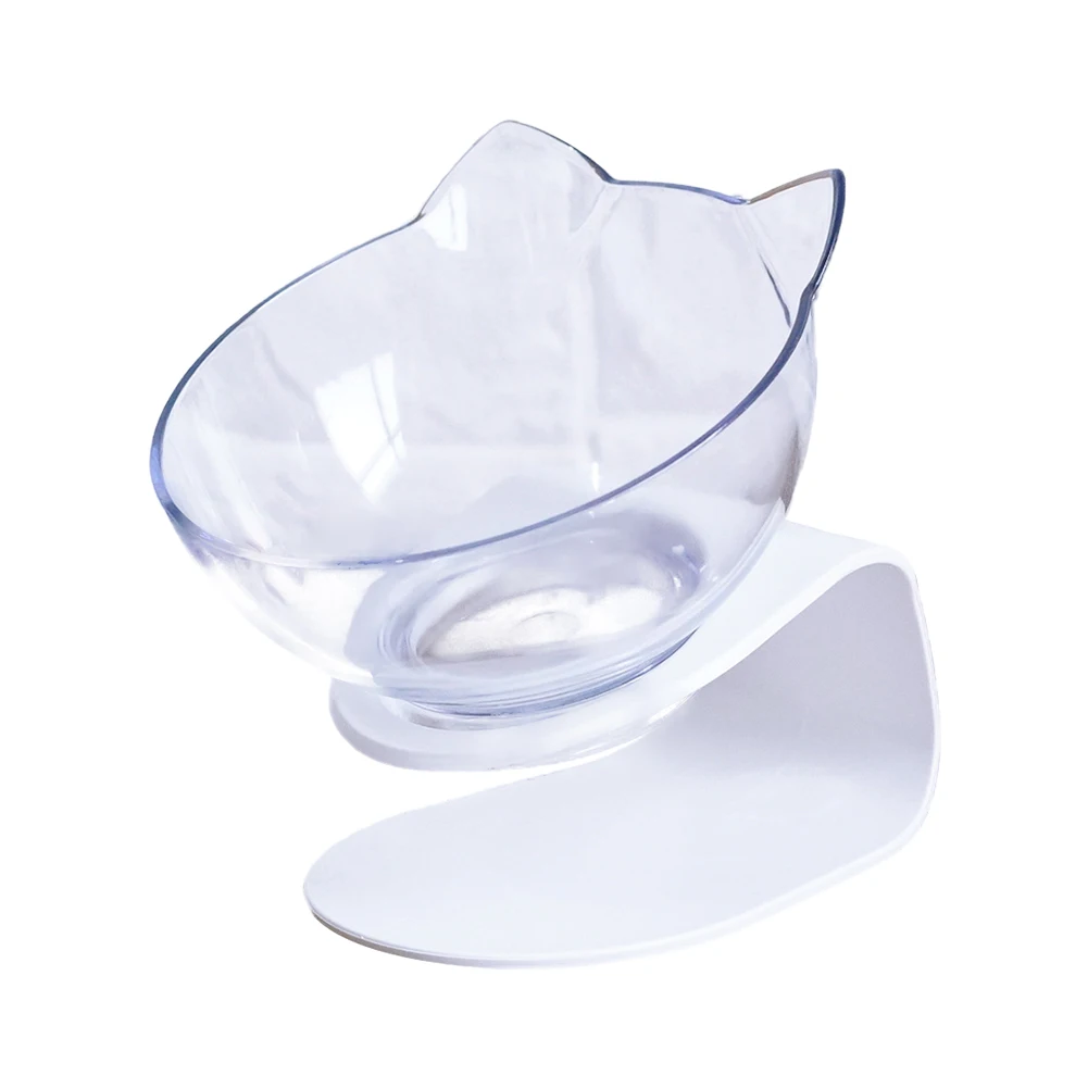 Non-Slip Single Cat Bowl With Raised Stand Transparent Dog Bowls Pet Feeder Cartoon Cat Food Bowl Cat Feeding Protect Pet's Neck
Non-Slip Single Cat Bowl With Raised Stand Transparent Dog Bowls Pet Feeder Cartoon Cat Food Bowl Cat Feeding Protect Pet's Neck