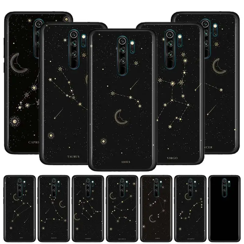 12 Constellations Case for Xiaomi Redmi Note 9S 8T 8 9 9A 9C 7 K30 Pro Zoom 8A 7A 6 Black Silicone Phone Cover Sac
12 Constellations Case for Xiaomi Redmi Note 9S 8T 8 9 9A 9C 7 K30 Pro Zoom 8A 7A 6 Black Silicone Phone Cover Sac