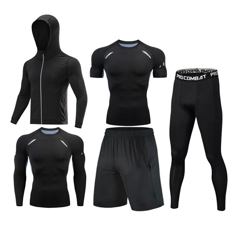 Men's Exercise Jogging Suit Men's Shaping Sportswear Suit Sweat Wicking And Breathable Running T-shirt Gym Tights Training Suit
Men's Exercise Jogging Suit Men's Shaping Sportswear Suit Sweat Wicking And Breathable Running T-shirt Gym Tights Training Suit