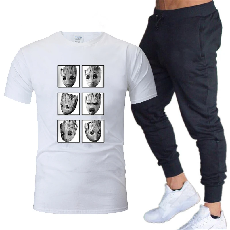 Fashion T-shirt suit men's summer sportswear + pants suit men's casual T-shirt suit sportswear S-XXL
Fashion T-shirt suit men's summer sportswear + pants suit men's casual T-shirt suit sportswear S-XXL
