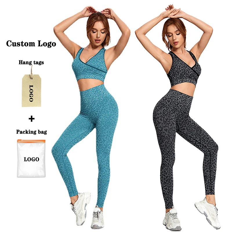 New Women's Yoga Suit Seamless Leopard Print Camouflage Sports Bra High Waist Leggings Breathable Sportswear
New Women's Yoga Suit Seamless Leopard Print Camouflage Sports Bra High Waist Leggings Breathable Sportswear