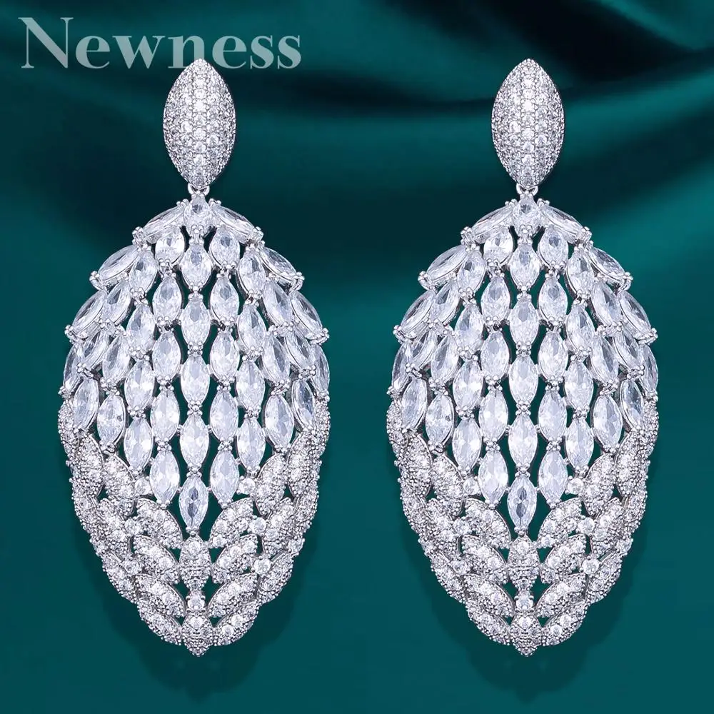 Newness Luxury Geometry AAA Circle Cubic Zirconia Dubai Women Wedding Engagement Party Fashion Jewelry Big Earrings
Newness Luxury Geometry AAA Circle Cubic Zirconia Dubai Women Wedding Engagement Party Fashion Jewelry Big Earrings