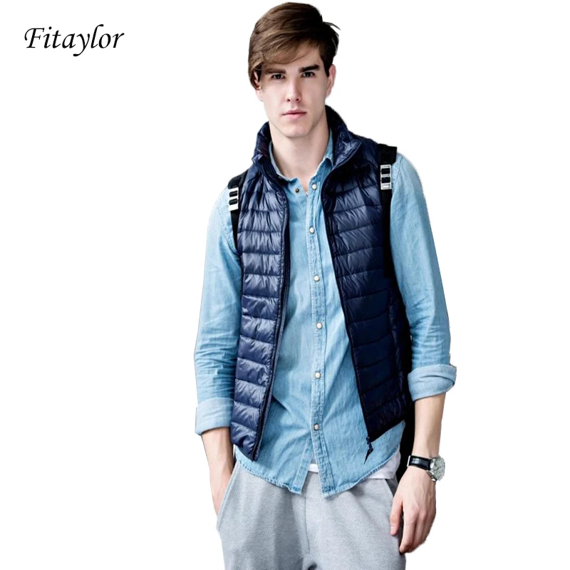 Fitaylor New Spring Autumn Male Ultra Thin Vest Casual Duck Down Coat Vest 3xl Slim Design Men Thermal Vest Men Jacket
Fitaylor New Spring Autumn Male Ultra Thin Vest Casual Duck Down Coat Vest 3xl Slim Design Men Thermal Vest Men Jacket