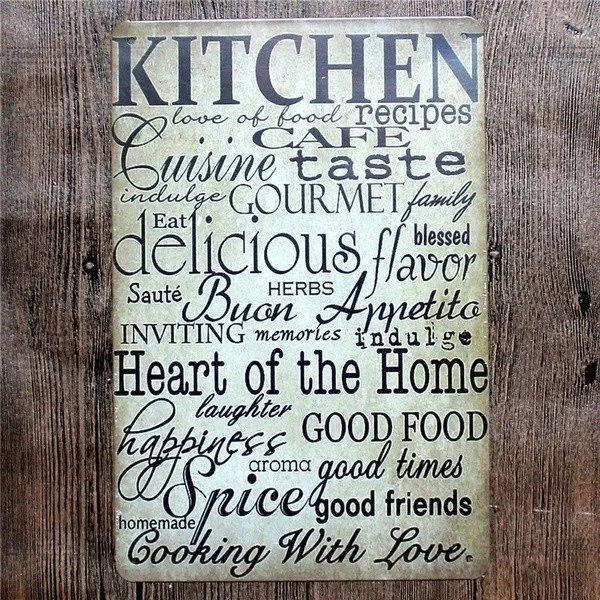 Artistic tinplate painting Fashion Print Vintage Kitchen Decor Vintage Metal Complements House Metal Plates Retr Metal Sign
Artistic tinplate painting Fashion Print Vintage Kitchen Decor Vintage Metal Complements House Metal Plates Retr Metal Sign