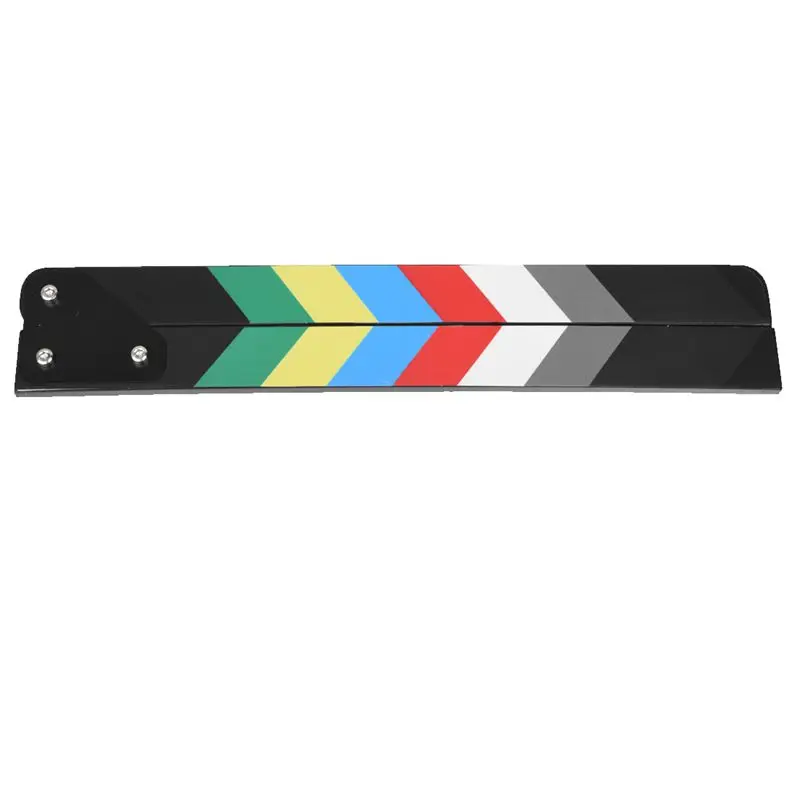 Generic Acrylic Colorful Clapperboard TV Film Movie Slate Cut Role Play Prop Hollywood
Generic Acrylic Colorful Clapperboard TV Film Movie Slate Cut Role Play Prop Hollywood