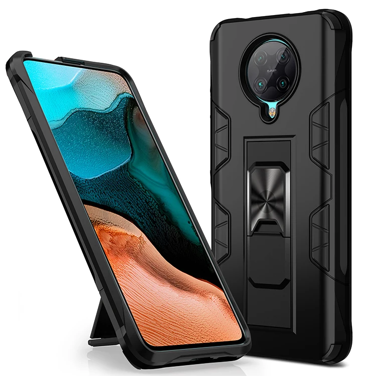 Магнитный Твердый силиконовый чехол подставка для Xiaomi Redmi Note 9 8 8A 7 K20 K30 Pro