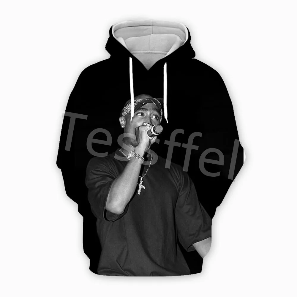 Tessffel 3D Printed Rapper 2pac Rap Star Trendy Hip-Hop Goodie Street Harajuku Autumn/Winter Unisex Casual Sweatshirt Style-9
Tessffel 3D Printed Rapper 2pac Rap Star Trendy Hip-Hop Goodie Street Harajuku Autumn/Winter Unisex Casual Sweatshirt Style-9