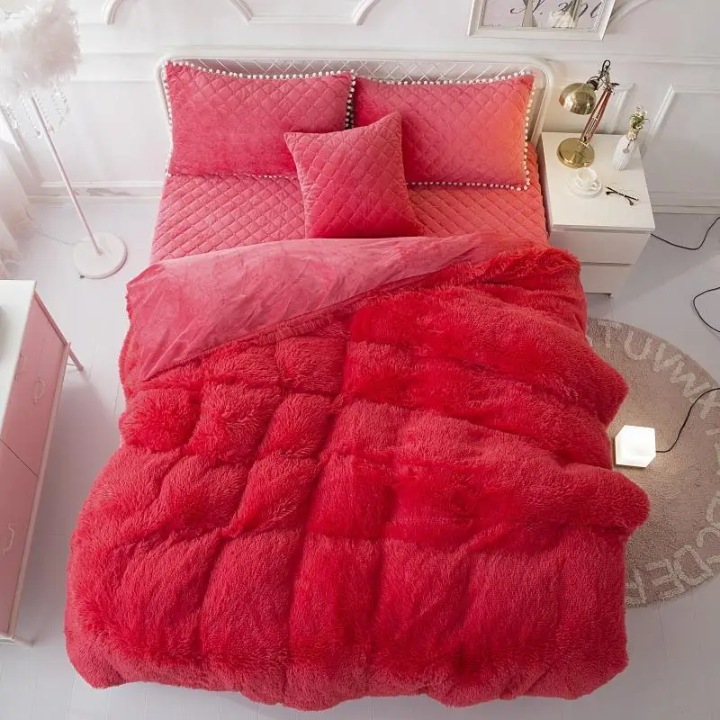 Fleece Warm 5Pcs QUEEN Bedding Set Russian size 160X200cm Bedskirt White Duvet Cover Bed spread set parure de lit ropa de cama
Fleece Warm 5Pcs QUEEN Bedding Set Russian size 160X200cm Bedskirt White Duvet Cover Bed spread set parure de lit ropa de cama