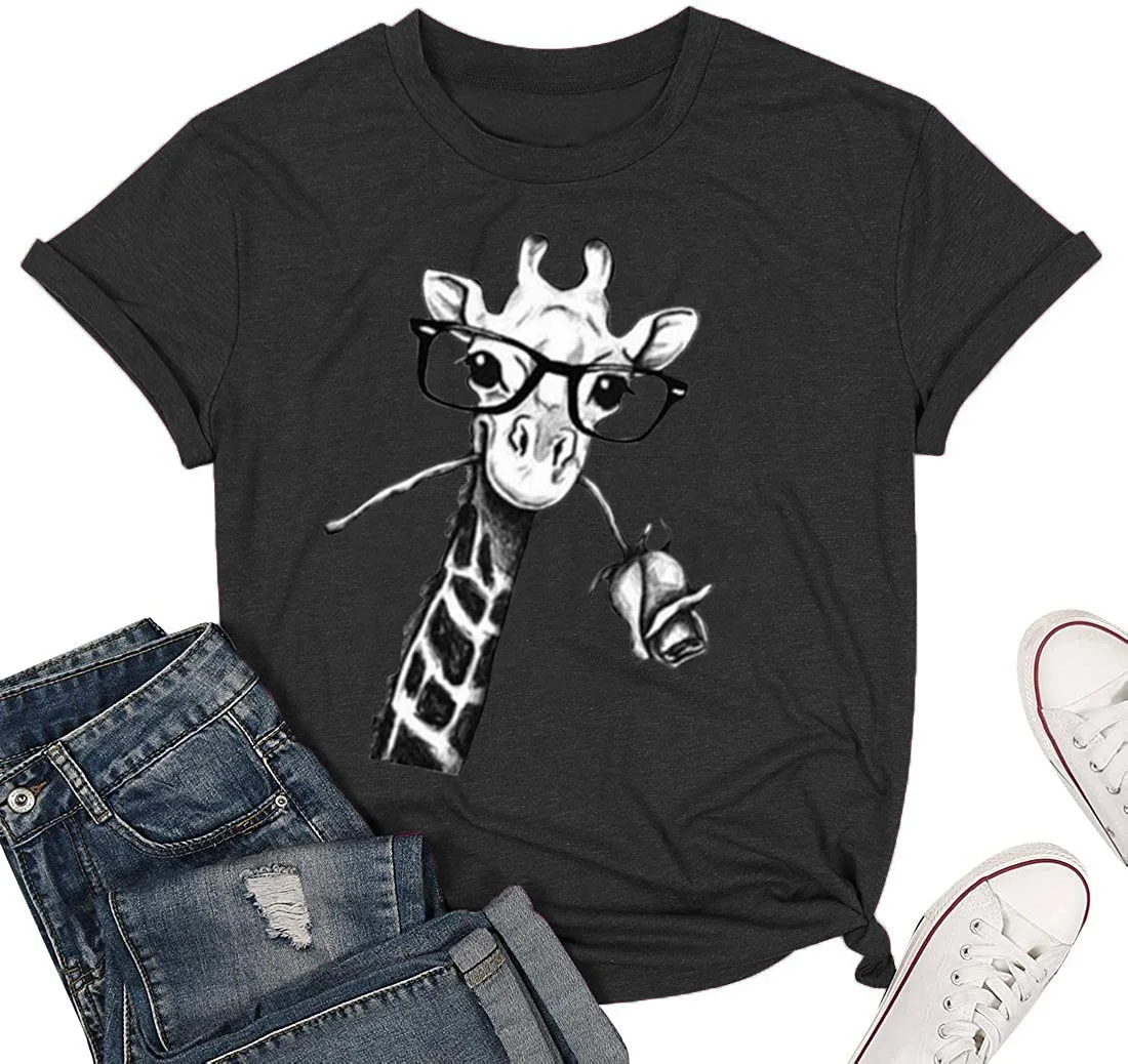 Giraffe Print Vintage Cute Animal Womens Tops 90s Thanksgiving 2020 Summer Tshirt Women Cartoon Korean Clothes
Giraffe Print Vintage Cute Animal Womens Tops 90s Thanksgiving 2020 Summer Tshirt Women Cartoon Korean Clothes