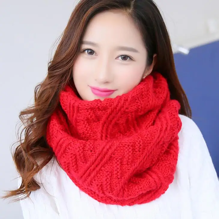 womens Knitted New Solid color woolen knitting scarf winter Thicken warm All-match student Hooded bib
womens Knitted New Solid color woolen knitting scarf winter Thicken warm All-match student Hooded bib