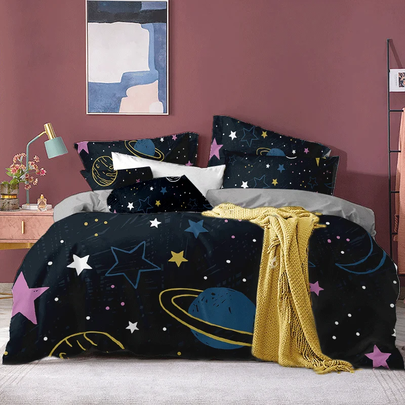 Luxury Bedding Set Duvet Cover Set Queen High-end King Full Size 2/3Pcs Black Blue Quilt Cover Double Bed Cover Home Decor
Luxury Bedding Set Duvet Cover Set Queen High-end King Full Size 2/3Pcs Black Blue Quilt Cover Double Bed Cover Home Decor