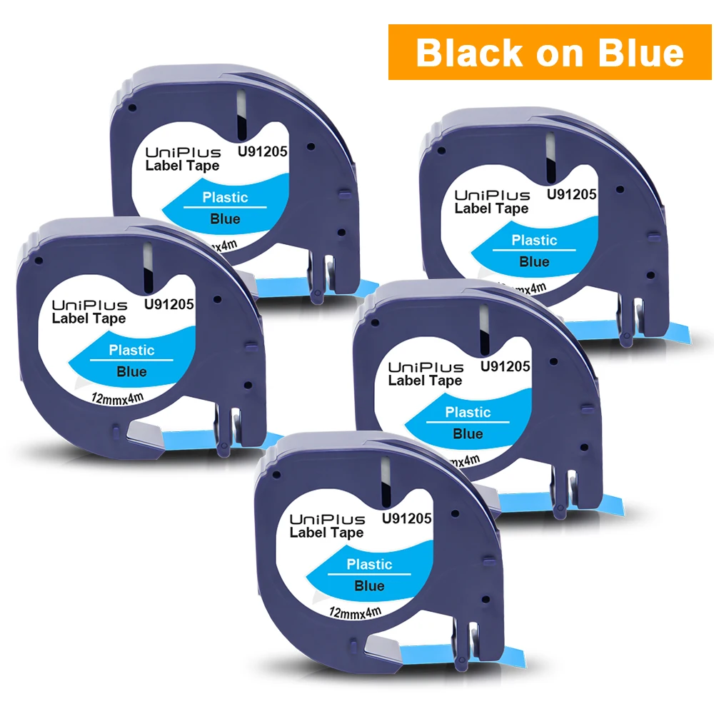 5PK 91205 Compatible Dymo Letratag Tape 12mm Black on Blue for Dymo Label Printer Tape Dymo Labeller Letratag 100H Dymo LT100H
5PK 91205 Compatible Dymo Letratag Tape 12mm Black on Blue for Dymo Label Printer Tape Dymo Labeller Letratag 100H Dymo LT100H
