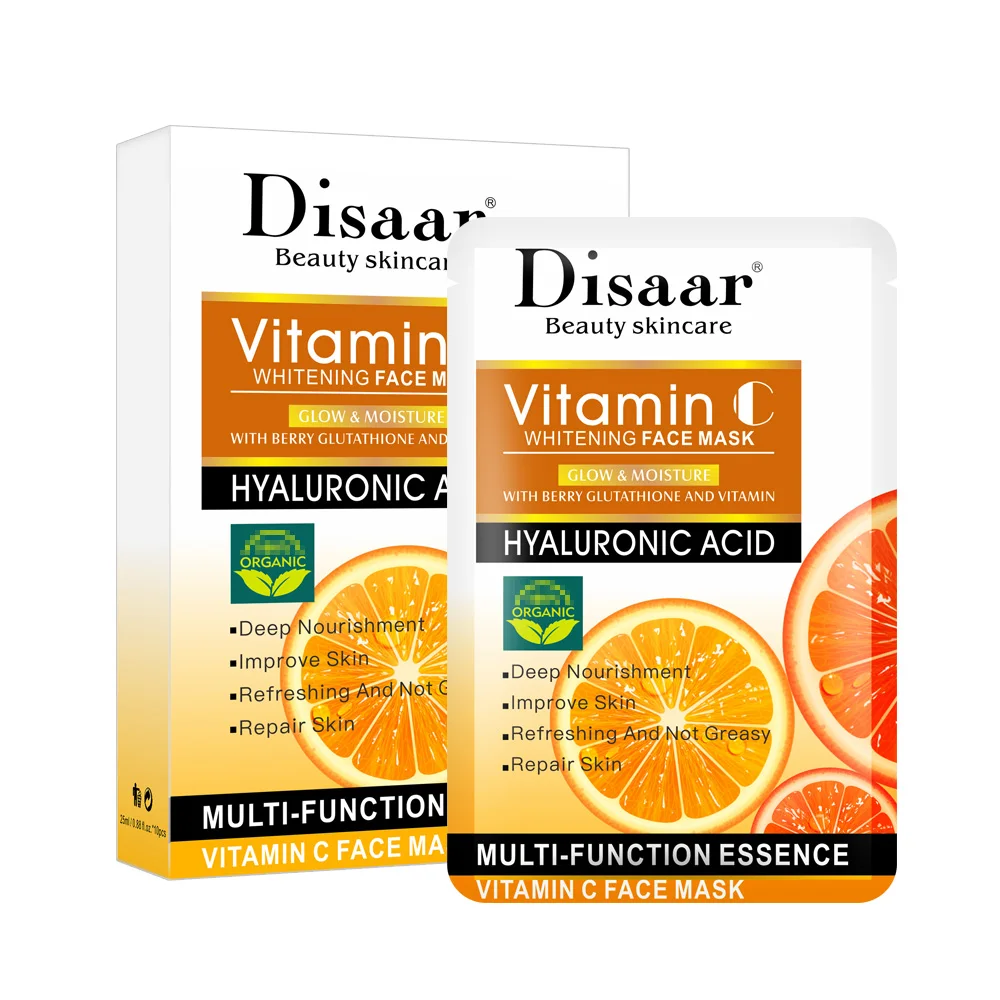 10PcsVitamin C Moisturizing Facial Mask Refreshing Oil Control Face Mask Anti-Aging Depth Replenishment Shrink pores Facial Mask
10PcsVitamin C Moisturizing Facial Mask Refreshing Oil Control Face Mask Anti-Aging Depth Replenishment Shrink pores Facial Mask