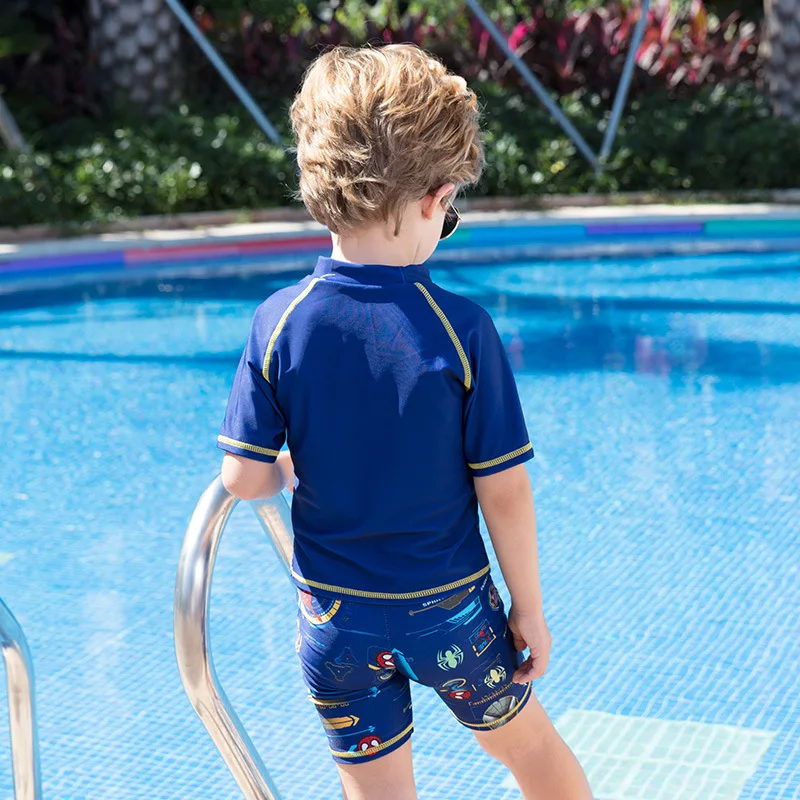 Marvel Spiderman Split Sunscreen Children's Swimsuit Boy Boy Baby Swimwear Swimsuit Set 
Marvel Spiderman Split Sunscreen Children's Swimsuit Boy Boy Baby Swimwear Swimsuit Set