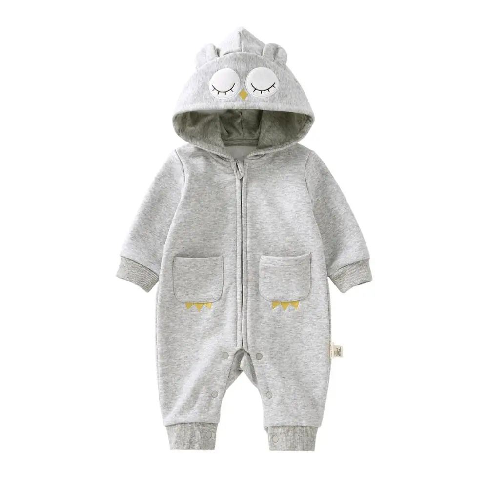 Pureborn Newborn Unisex Baby Jumpsuit Animal Hooded Thicker Cotton Autumn Winter Baby Boy Gilr Clothes Zip-up Baby Romper
Pureborn Newborn Unisex Baby Jumpsuit Animal Hooded Thicker Cotton Autumn Winter Baby Boy Gilr Clothes Zip-up Baby Romper
