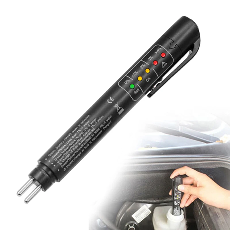 Accurate Oil Quality Check Pen Universal Brake Fluid Tester Car Brake Liquid Digital Tester Vehicle Auto Automotive Testing Tool
Accurate Oil Quality Check Pen Universal Brake Fluid Tester Car Brake Liquid Digital Tester Vehicle Auto Automotive Testing Tool