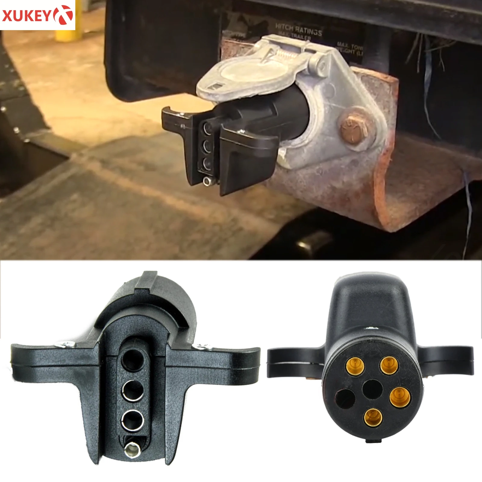 Trailer Light Adapter Plug 6 Way Round to Flat 4 pin Connector Converter Wiring Plug Tow Truck Light US RV Trailer Accessories
Trailer Light Adapter Plug 6 Way Round to Flat 4 pin Connector Converter Wiring Plug Tow Truck Light US RV Trailer Accessories