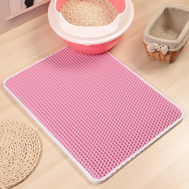 Waterproof Pet Cat Litter Mat Foldable EVA Double-Layer Cats Mat Bottom Non-slip Pet Litter Cat Mat Layer Pet Litter Catcher Mat
Waterproof Pet Cat Litter Mat Foldable EVA Double-Layer Cats Mat Bottom Non-slip Pet Litter Cat Mat Layer Pet Litter Catcher Mat