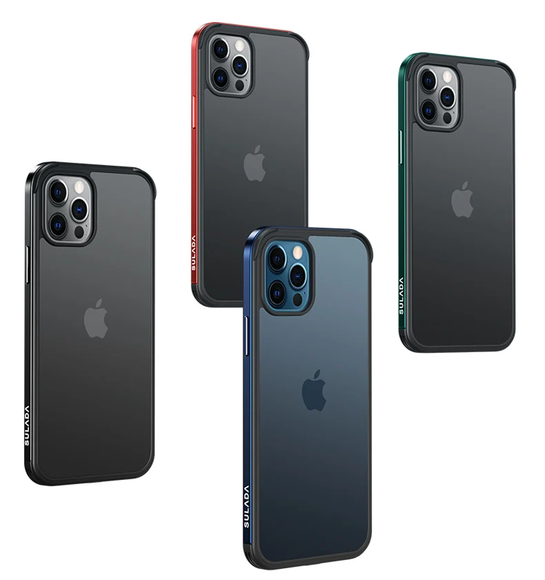Frosted Smoke Matte Case For iPhone 13 Mini 12 Pro Max Luxury Brand Metal+Silicone 2 Layer All-inclusive Frame Anti-Knock
Frosted Smoke Matte Case For iPhone 13 Mini 12 Pro Max Luxury Brand Metal+Silicone 2 Layer All-inclusive Frame Anti-Knock