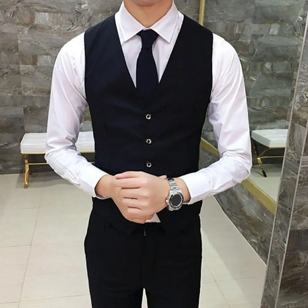 Great Men Waistcoat Solid Color Cardigan Buttons Spring Waistcoat Waistcoat Men Vest
Great Men Waistcoat Solid Color Cardigan Buttons Spring Waistcoat Waistcoat Men Vest