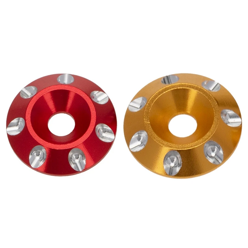 2 Set Metal Tail Wing M3 Countersunk Screws Washers For 1/10 Scale Off Road Buggy Truck RC Drift Cars, Red & Yellow
2 Set Metal Tail Wing M3 Countersunk Screws Washers For 1/10 Scale Off Road Buggy Truck RC Drift Cars, Red & Yellow