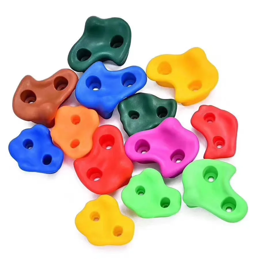 15Pcs/Pack Plastic Kids Climbing Wood Wall Stones Child Playground Game Hand Hold Children Climbing Equipment Without Screws
15Pcs/Pack Plastic Kids Climbing Wood Wall Stones Child Playground Game Hand Hold Children Climbing Equipment Without Screws