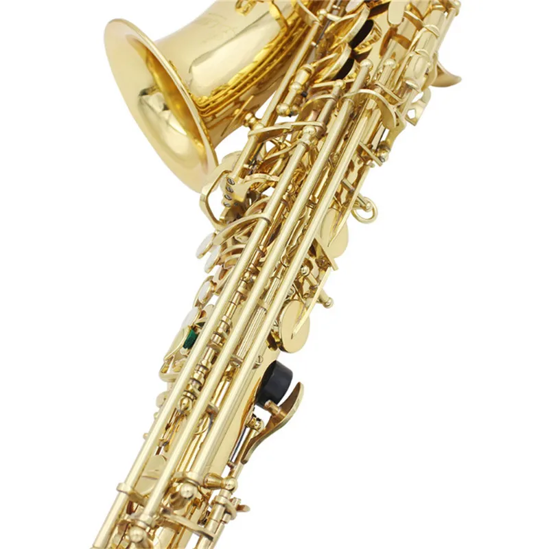 Alto Saxophone High Quality Sax Glossy Brass Engraved Eb E-Flat Natural White Shell Button Saxophone with Strap Padded Case
Alto Saxophone High Quality Sax Glossy Brass Engraved Eb E-Flat Natural White Shell Button Saxophone with Strap Padded Case
