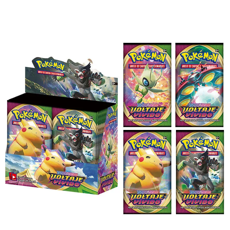 Pokemon Cards FrancaiseSpanish English Evoling Skies Trading Carte Game Evolutions Booster Box Collectible Kids Toys Gift
Pokemon Cards FrancaiseSpanish English Evoling Skies Trading Carte Game Evolutions Booster Box Collectible Kids Toys Gift