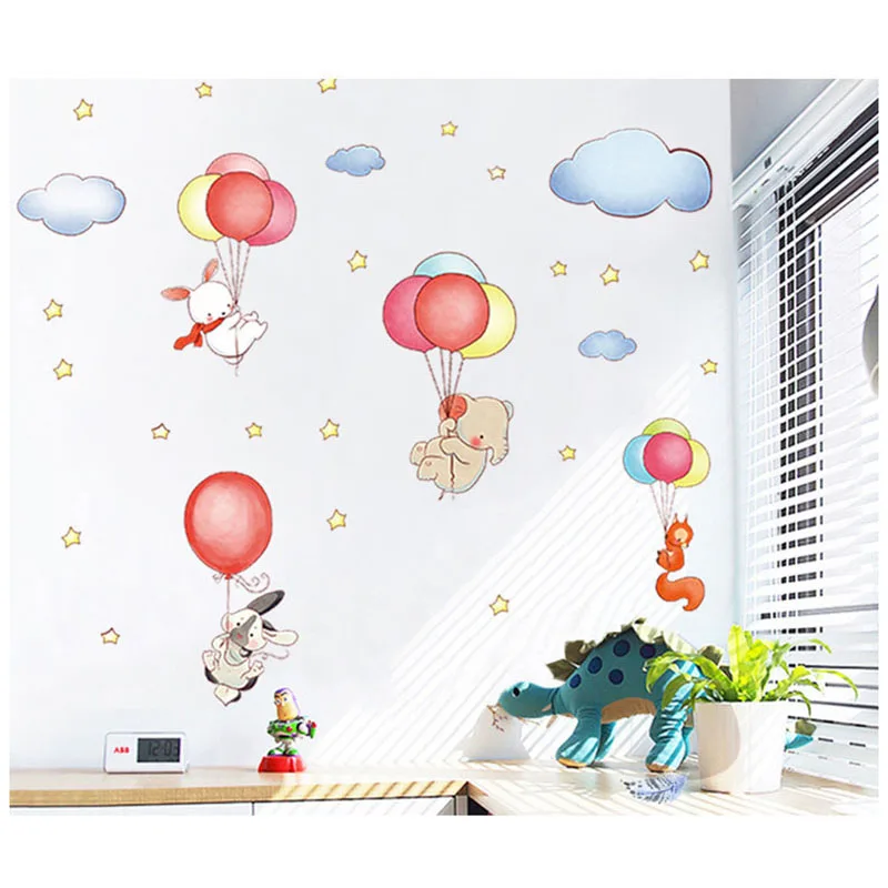 Home Decoration Wall Decals Kids Rooms Ballons Elephant Self-adhesive Stickers Kindergarten Sticker Decorative Poster Wallpaper
Home Decoration Wall Decals Kids Rooms Ballons Elephant Self-adhesive Stickers Kindergarten Sticker Decorative Poster Wallpaper