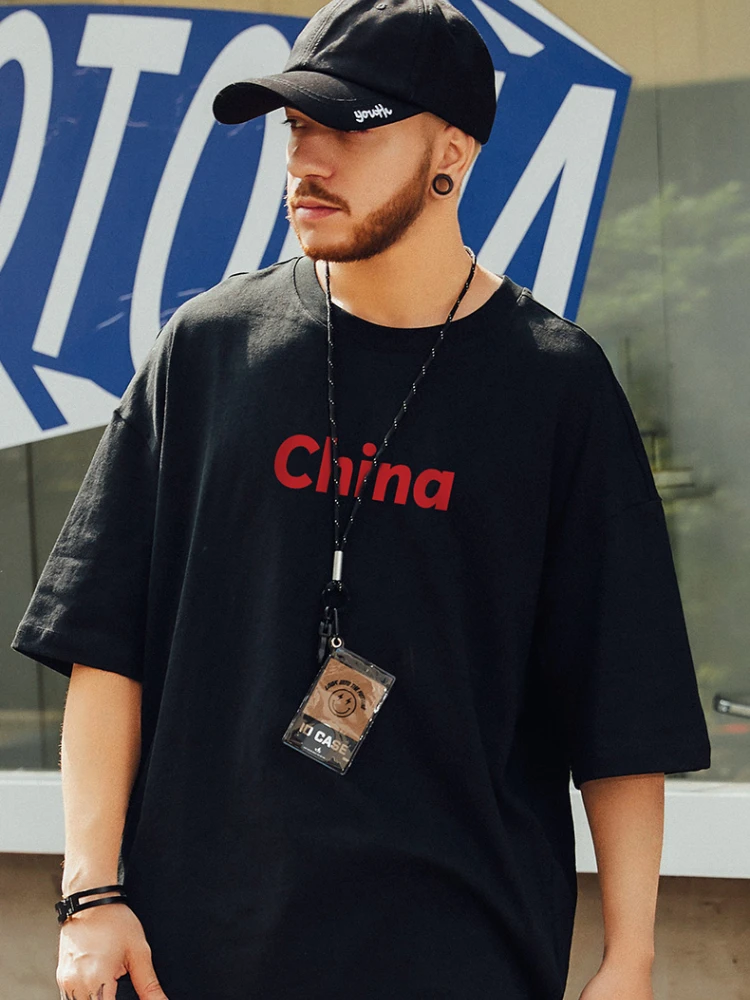 New Summer Tide Brand Short-sleeved T-shirt Male Large Size Loose Round Neck Cotton Half-sleeved Fat Trend
New Summer Tide Brand Short-sleeved T-shirt Male Large Size Loose Round Neck Cotton Half-sleeved Fat Trend