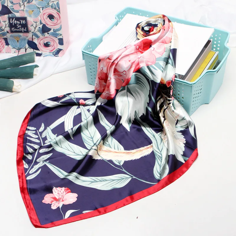 90*90cm Silk feather Scarves Women Foulard Square Head Hijab Scarf Ladies Satiny Shawl wrap muffler pareo female hijab poncho
90*90cm Silk feather Scarves Women Foulard Square Head Hijab Scarf Ladies Satiny Shawl wrap muffler pareo female hijab poncho
