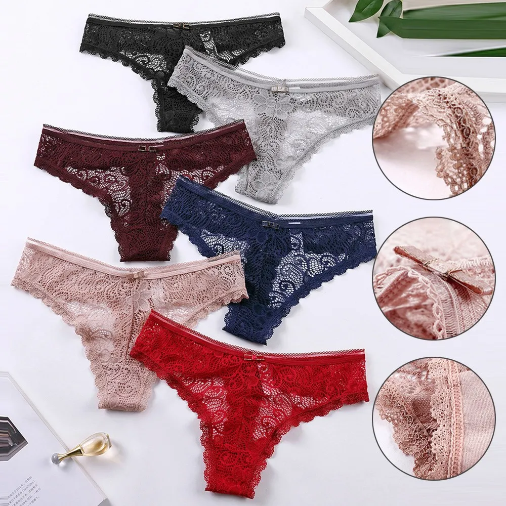 Women's Panties Sexy Lace Lingerie Underwear Set Sensual Lingerie Women's Transparent Hollow Out Underwear Female Thong G String
Women's Panties Sexy Lace Lingerie Underwear Set Sensual Lingerie Women's Transparent Hollow Out Underwear Female Thong G String