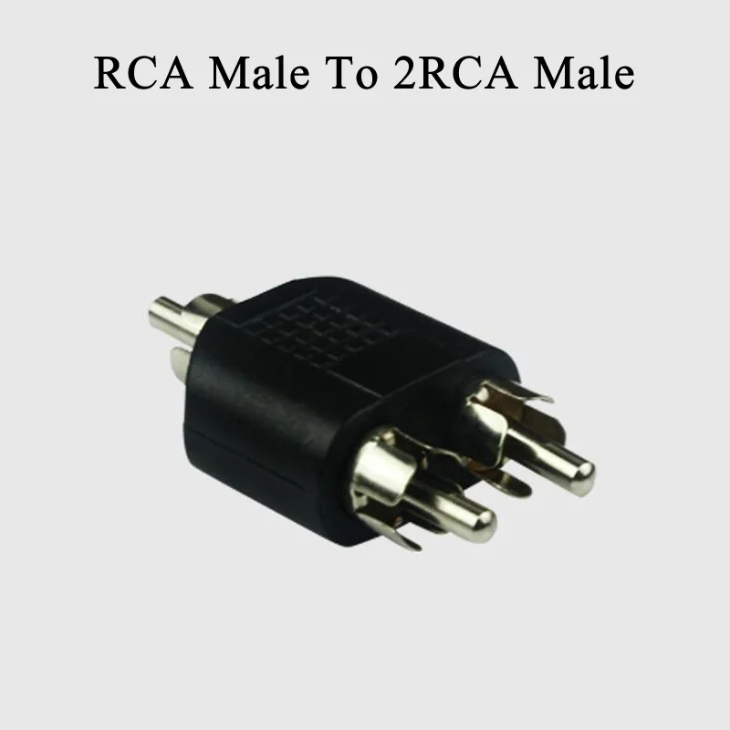 3 шт. RCA к 2RCA 3RCA мужской женский разъем аудио кабель адаптер аудио-видео для